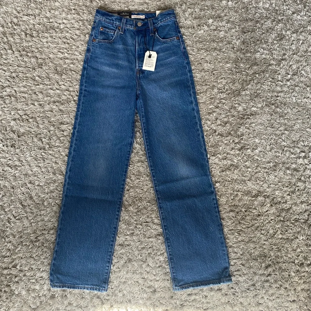 Levi's Blue Straight Leg Women's Jeans - Picture 4 of 5